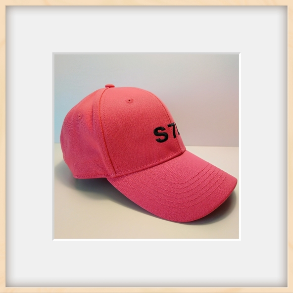 S7L Signature 7 Label cotton twill baseball cap / salmon - Picture 4 of 5